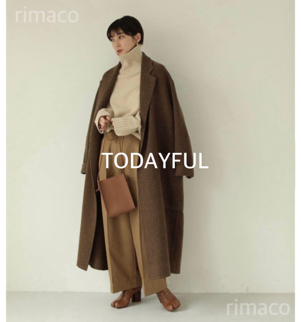 TODAYFUL◇オーバーチェックコート - メルカリ