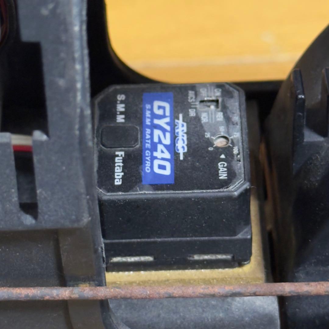 ヒロボー シャトル メインフレーム エンジン マフラー サーボ ジャイロ