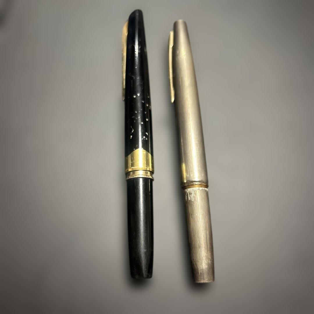 万年筆 金製ペン先23K、18K２本セット‼️