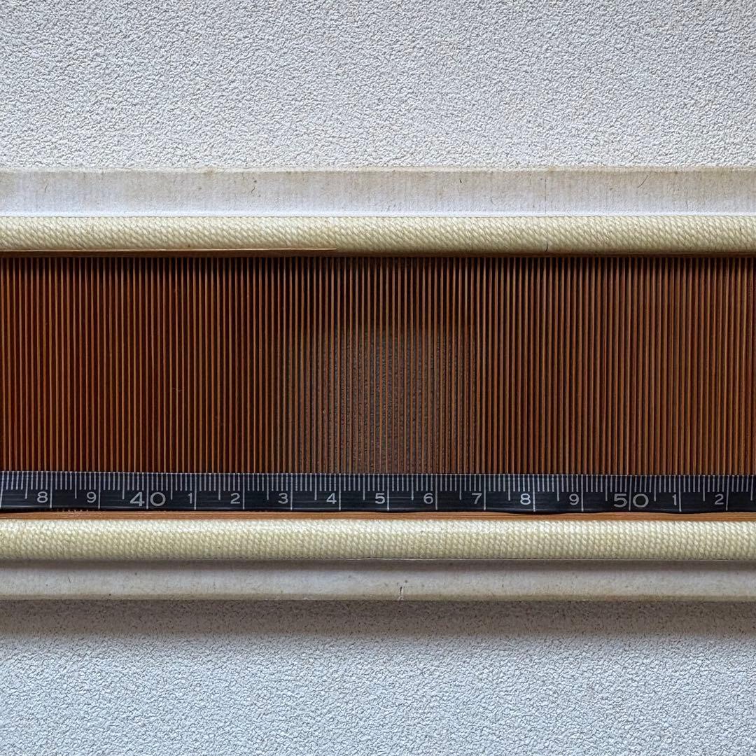 【貴重】②竹筬　東京手織機　筬　30羽　機織り　手織り　織器具