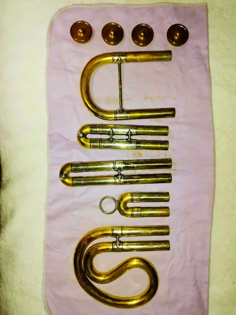 B♭シングルホルン （ゲシュトップ管付き）旧東独製 ヴィンテージ♪