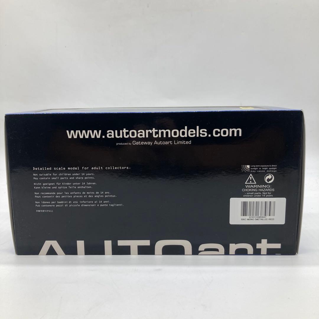 【美品】AUTOart BAC Mono 1/18 オートアート