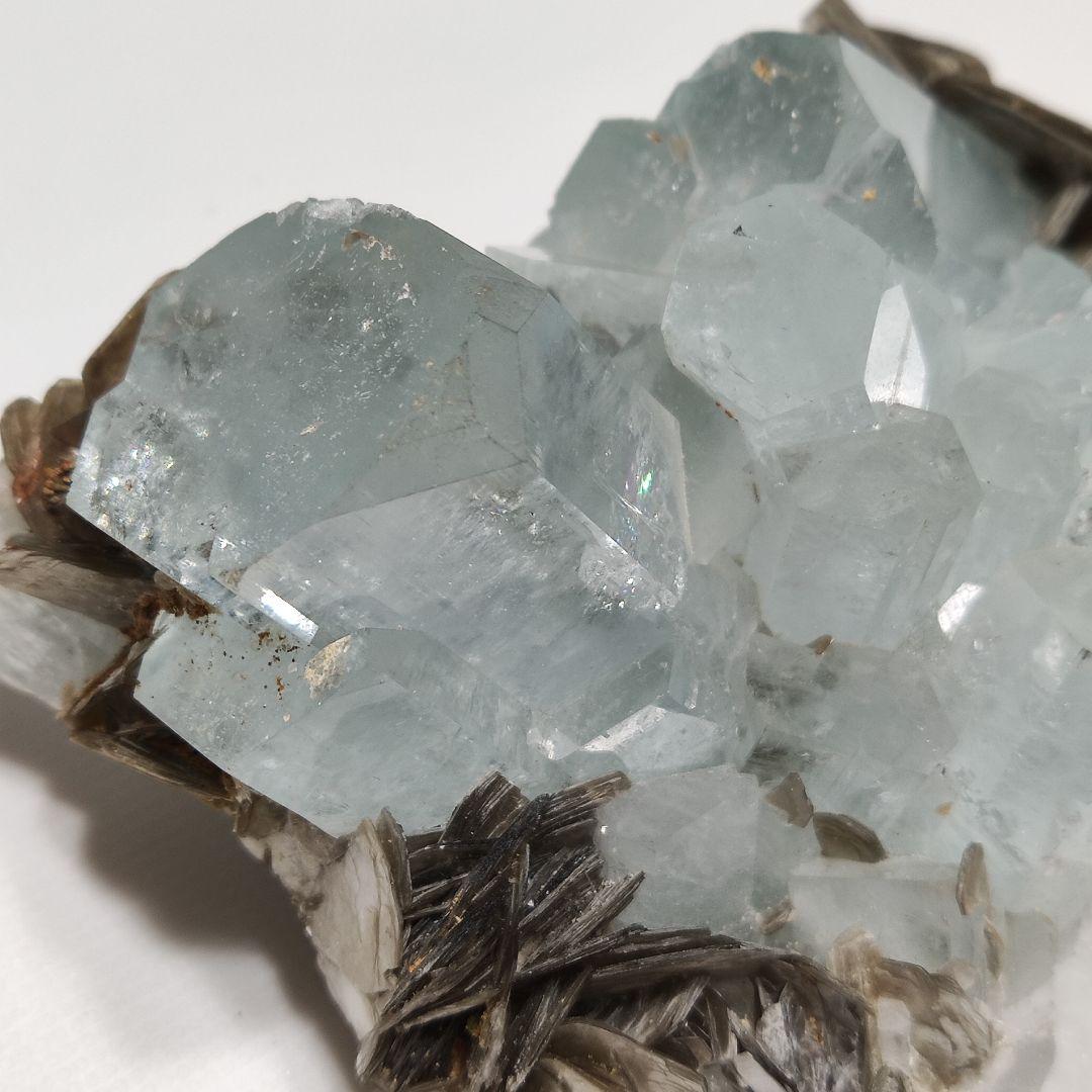 パワーストーン天然石アクアマリン藍玉原石232gNo.309