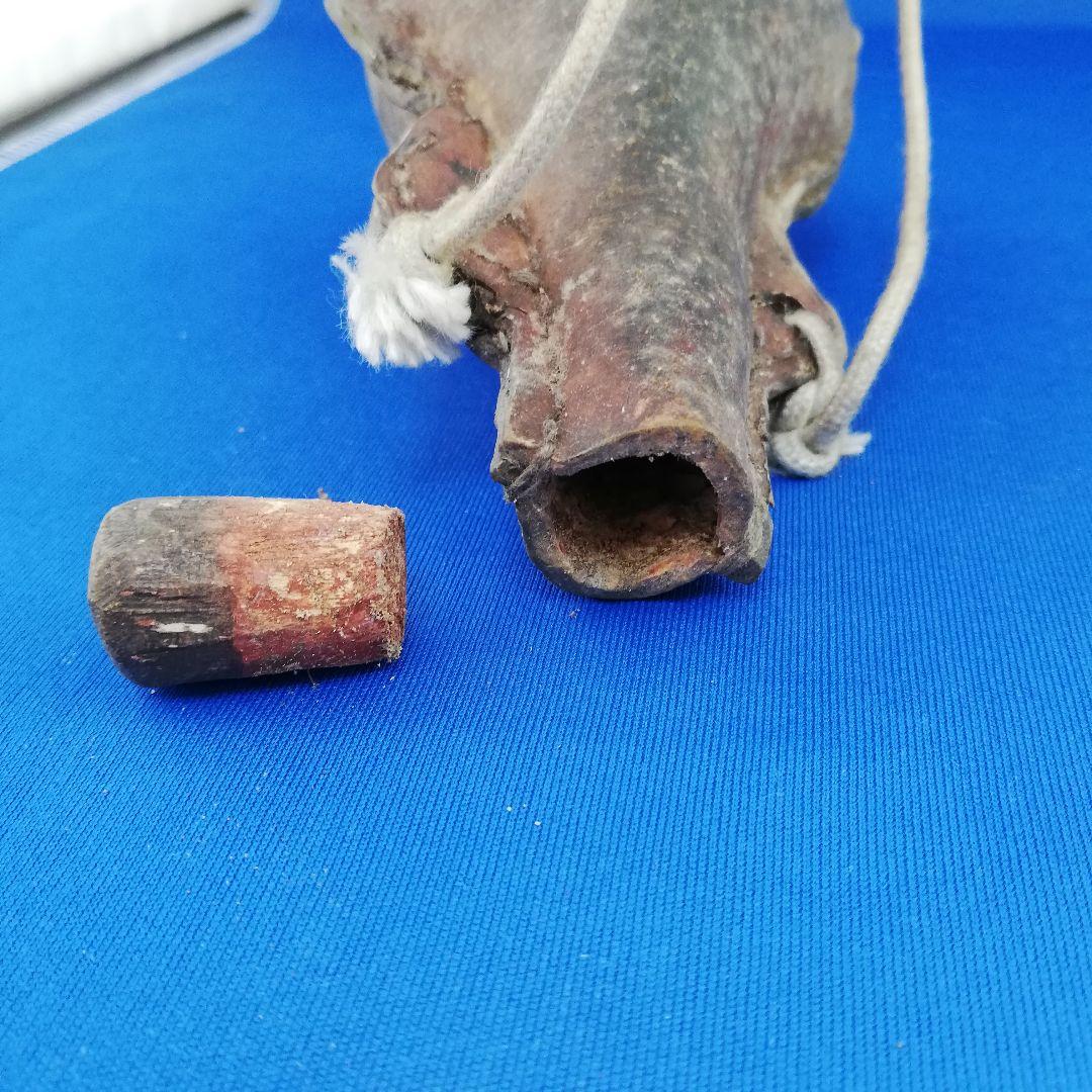 火縄銃の小道具 火薬入れ 火打石 縄切り 火口掃除 銃 鉄砲 大筒 古式銃