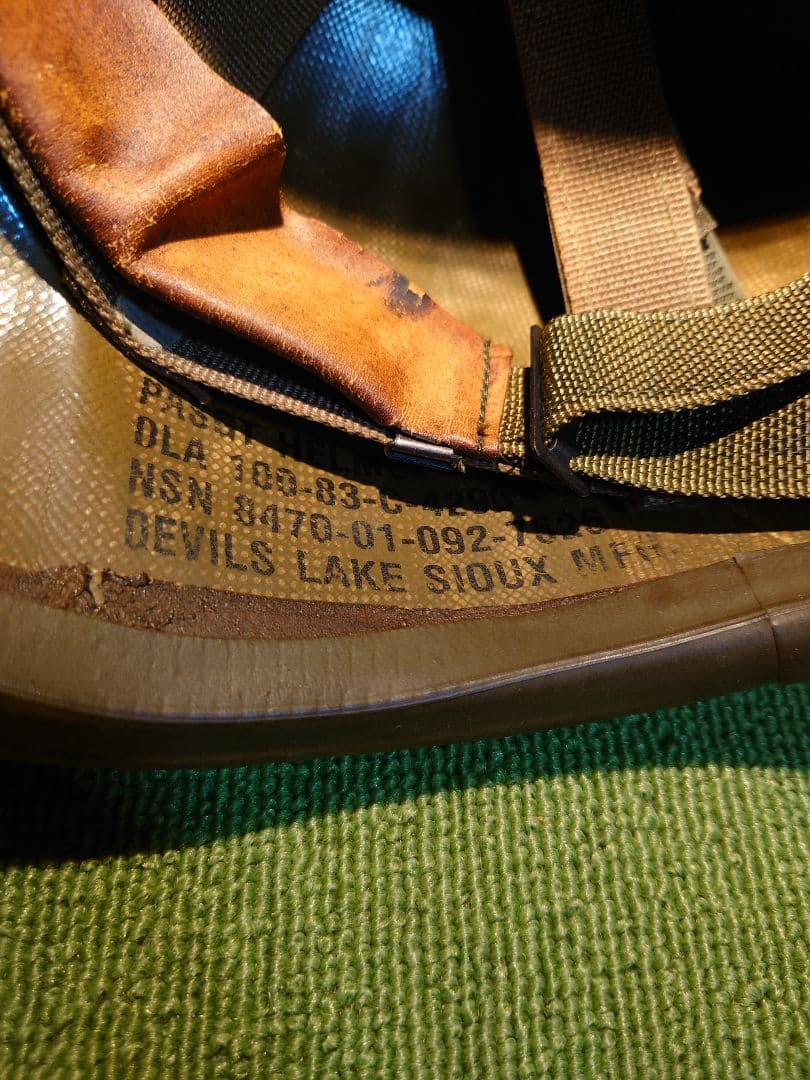 米軍放出 実物Pasgtヘルメット フリッツバリスティックヘルメット 80年代