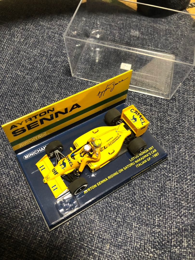 1/43 ロータス99t ライドオン　セナ　イタリアGP 中嶋悟