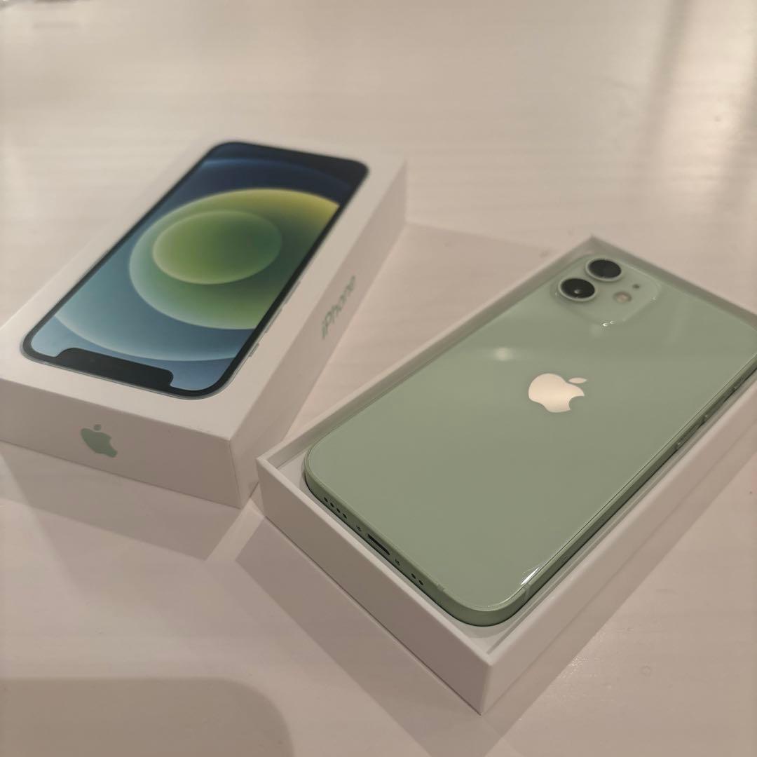 Apple iPhone 12 128GBグリーン本体と箱付き