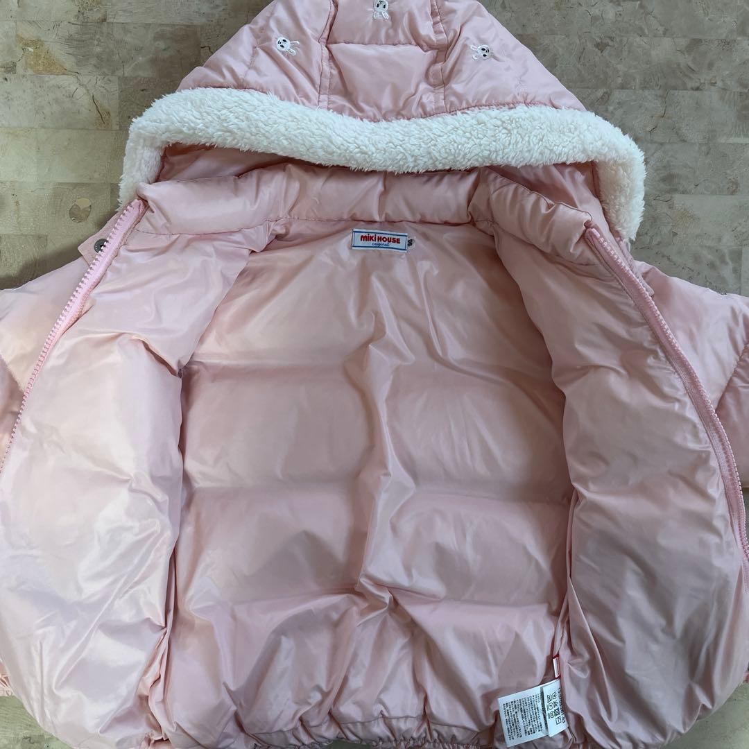 めめ様　ミキハウス　ぷちうさこ　ダウンとファミリアワンピースセット