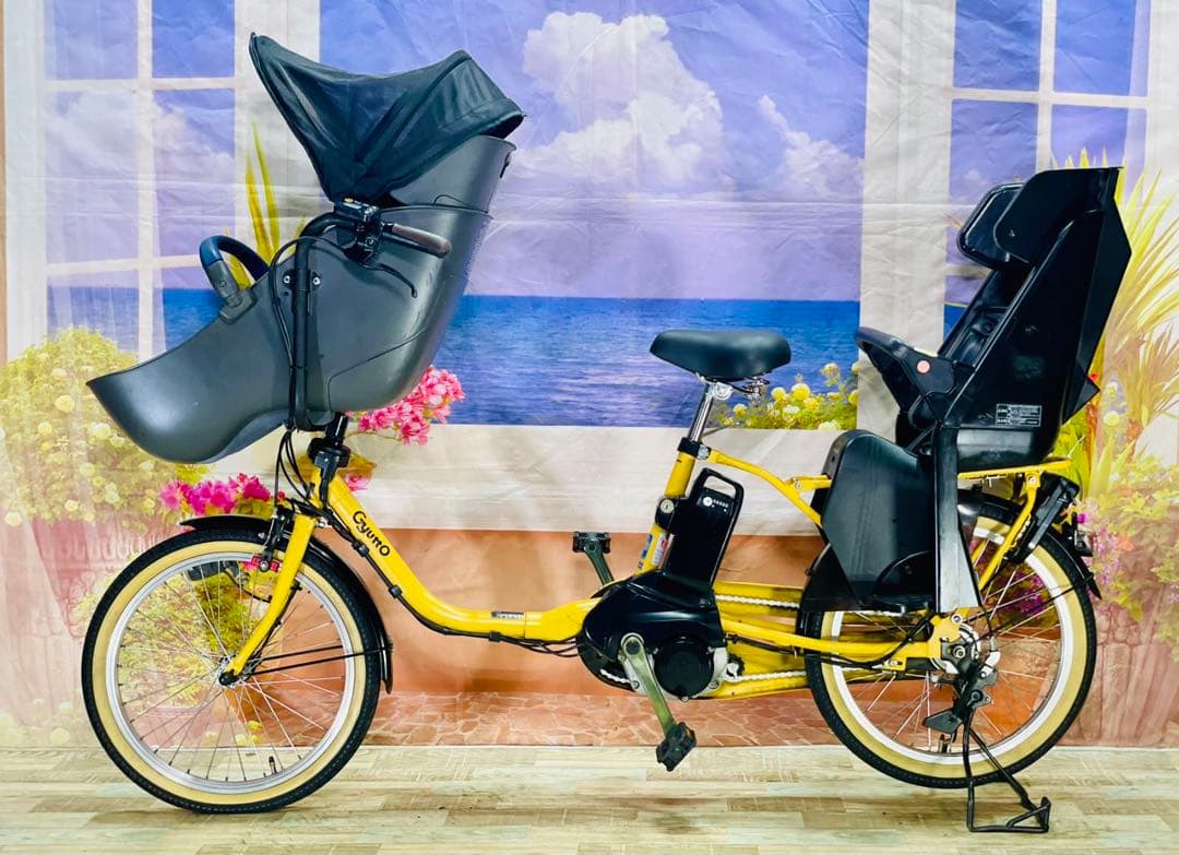 高年式ギュットクルーム2019年モデル⭐️パナソニック子供乗せ電動自転Y2885