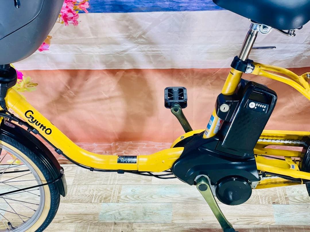 高年式ギュットクルーム2019年モデル⭐️パナソニック子供乗せ電動自転Y2885