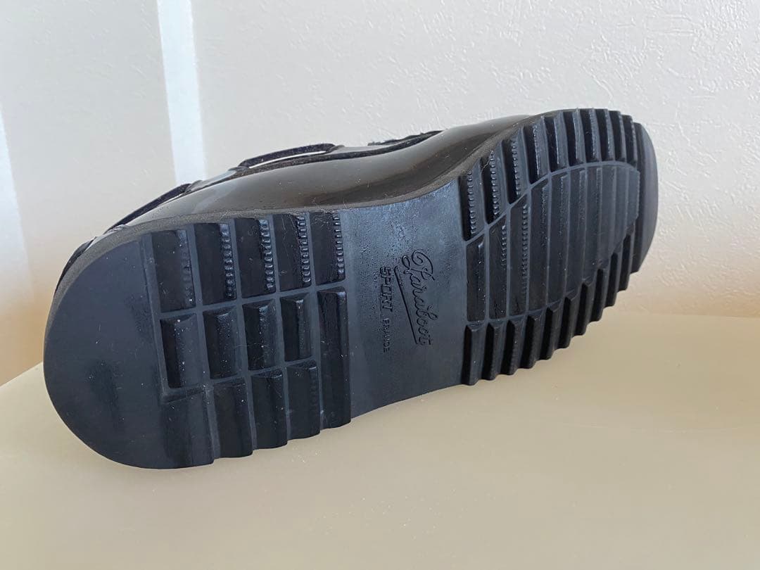 Paraboot BEAMS別注 パテントレザースリッポン