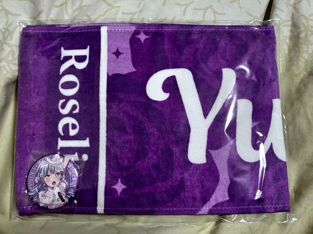 湊友希那 バンドリ ロゼリア Roselia 富士急 タオル缶バッジ ライブ