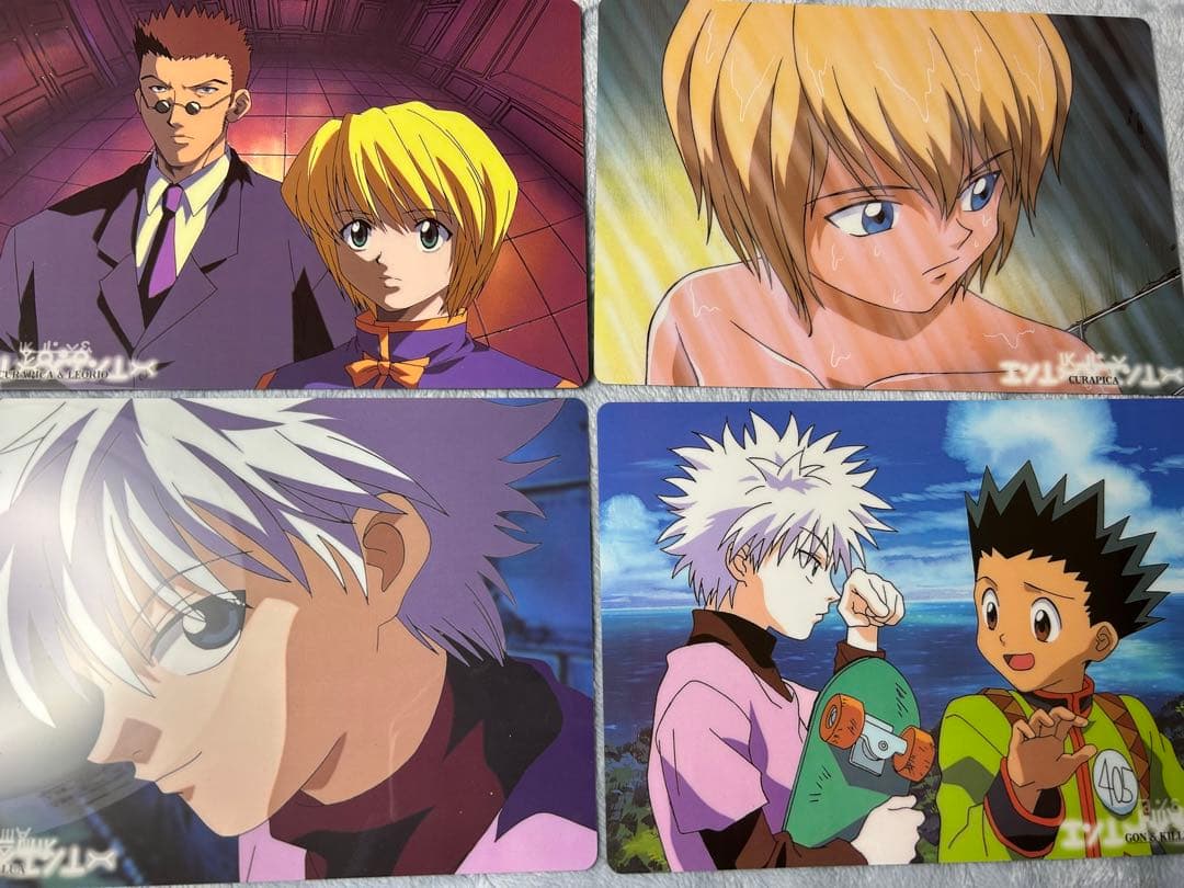HUNTER × HUNTER ハンターハンター ミニ下敷き 4枚セット H1041028806