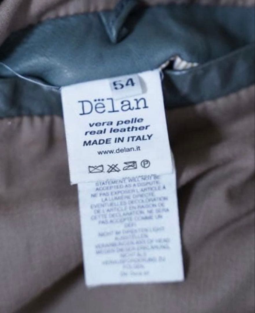 t様専用 DELAN ラムスキンシングルライダース - メルカリ