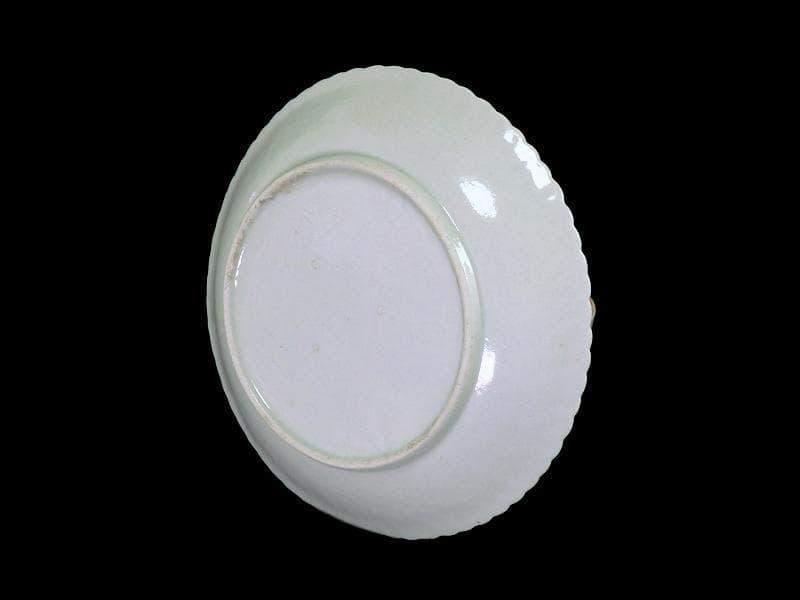 古伊万里 色絵 花に唐草の図 6寸半皿 江戸期 C058AS-CSz - メルカリ