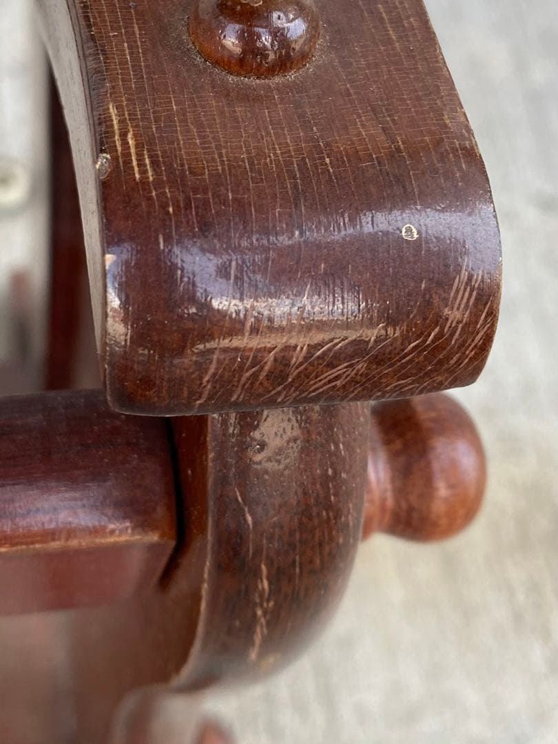 昭和レトロ マガジンラック 雑誌入れ 新聞入れ サイドテーブル 木製