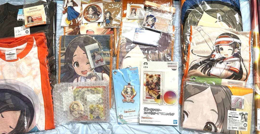 【学マス引退品】倉本千奈 グッズセット FAMクジS賞等身大パネル付