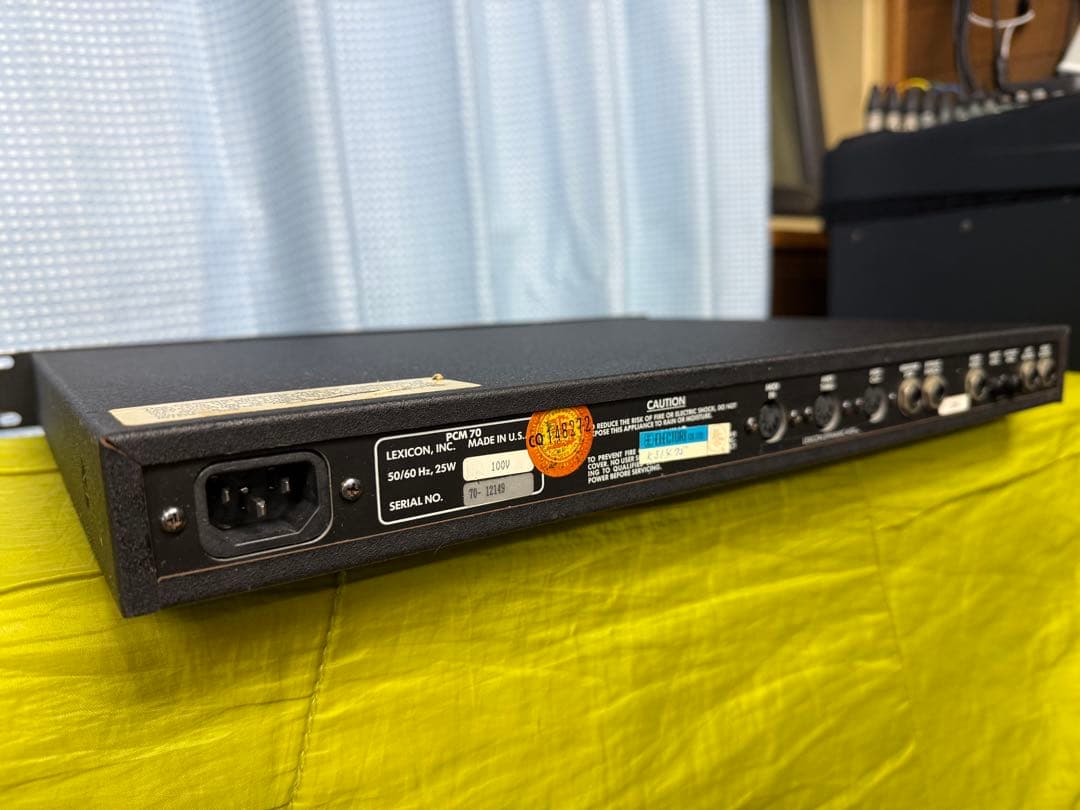 専用Lexicon PCM70 名機リバーブ 梅田手渡し可能 スタジオで動作確認