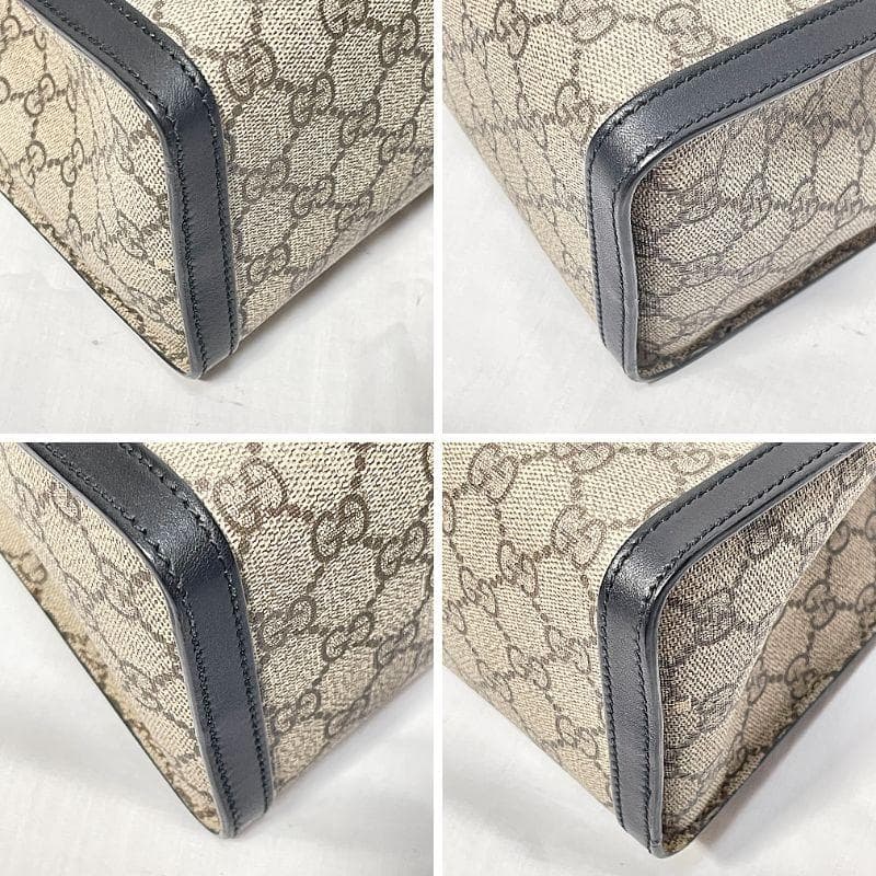 GUCCI グッチ パドロック GGスプリーム ハンドバッグ チェーンショルダー