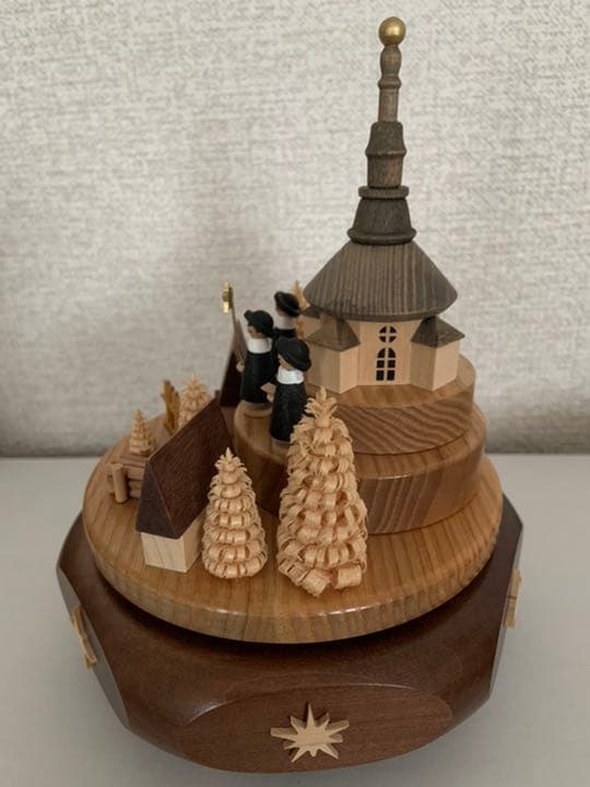 ドイツ製 ザイフェン 教会・聖歌隊 木製オブジェ ヴィンテ