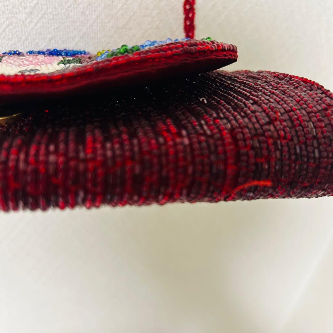 ハローキティ 総ビーズ　パーティバッグ　パーティー用ビーズバッグ　海外用商品