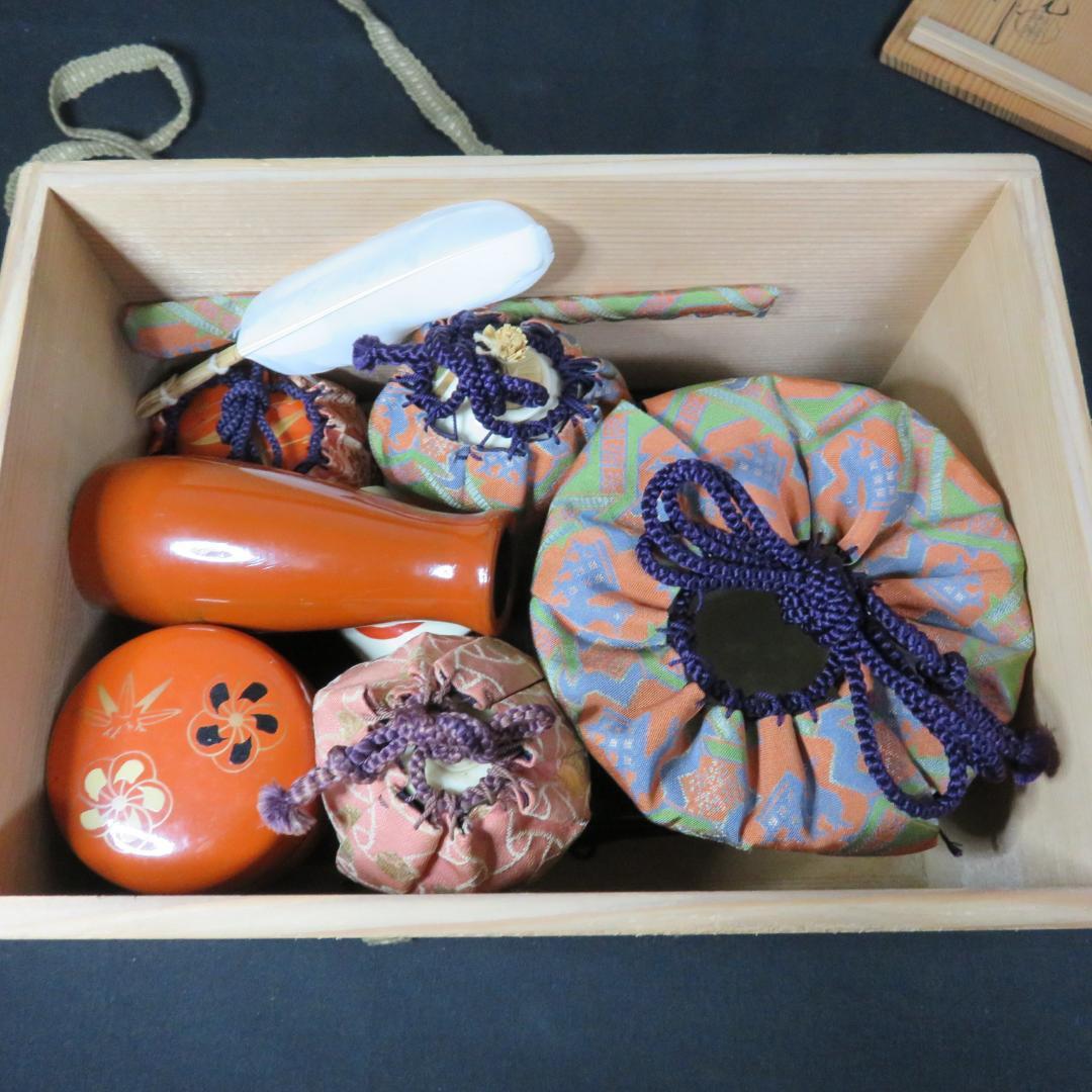 利休茶箱 表完作 昌山 木箱 共箱 棗 蓋置 茶入れ