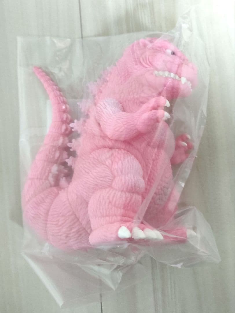 【新品・未開封】ファンタジートイズ ゴジラ ソフビ ピンク