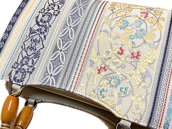 利休バッグ 博多織バッグ 和装バッグ お洒落バッグ 本場筑前博多織生地使用