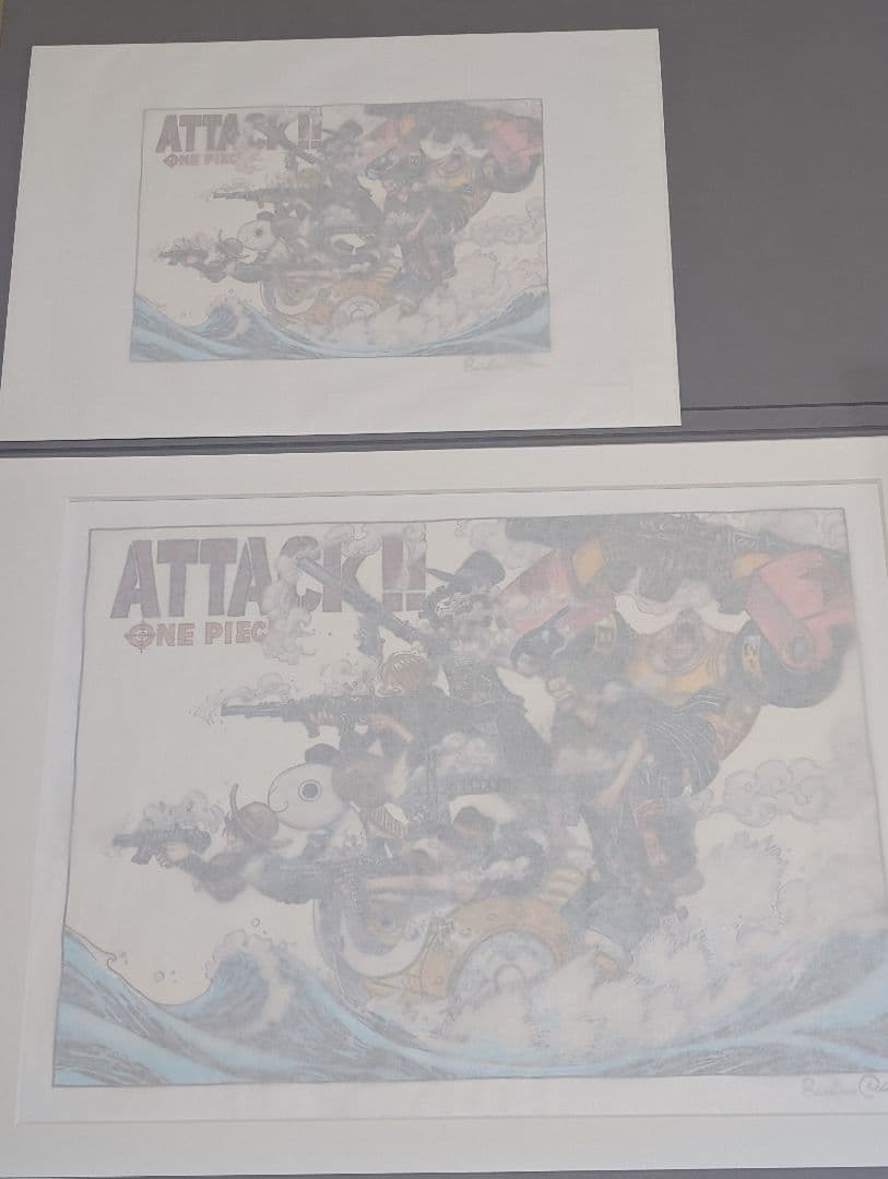 集英社 マンガアート ワンピース ATTACK!! 複製原画 NFT 抽選品