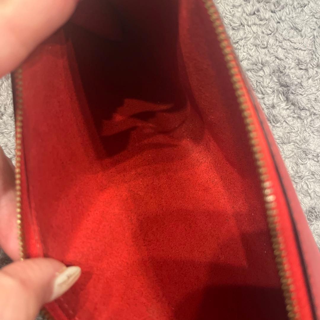 Louis Vuitton エピレザー レッドパーティーバッグ