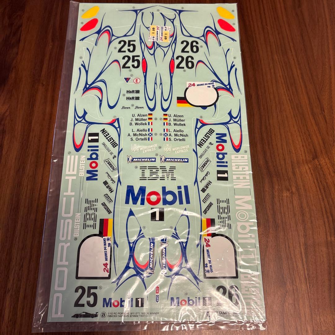 タミヤ 1/10 ポルシェ911GT1 ’98ル・マン優勝車 スペアボディセット