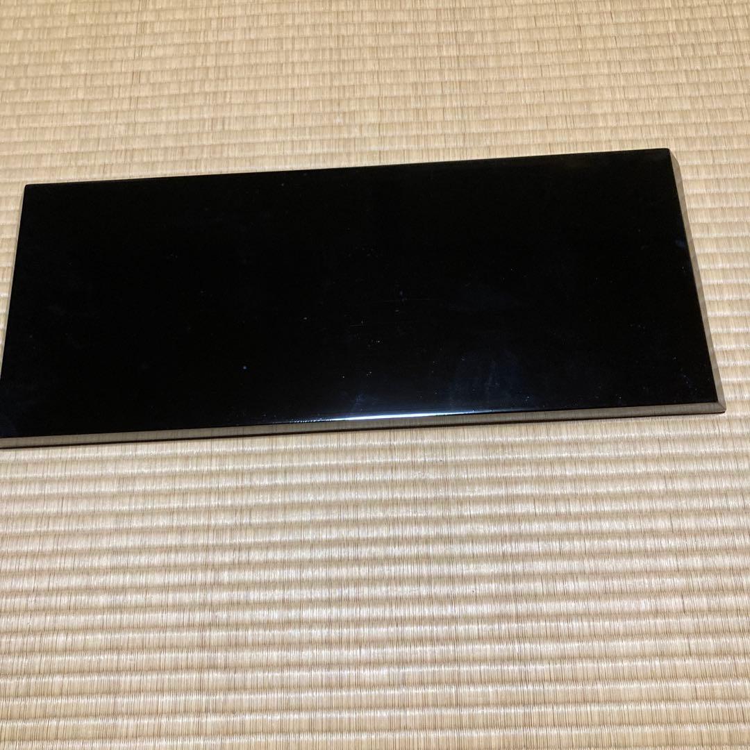 茶道具　長手盆　木製　漆塗　未使用　wooden lacquered tray
