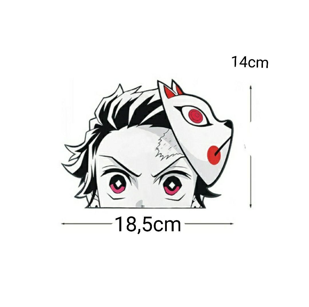 鬼滅の刃車用ステッカー 竈門炭治郎