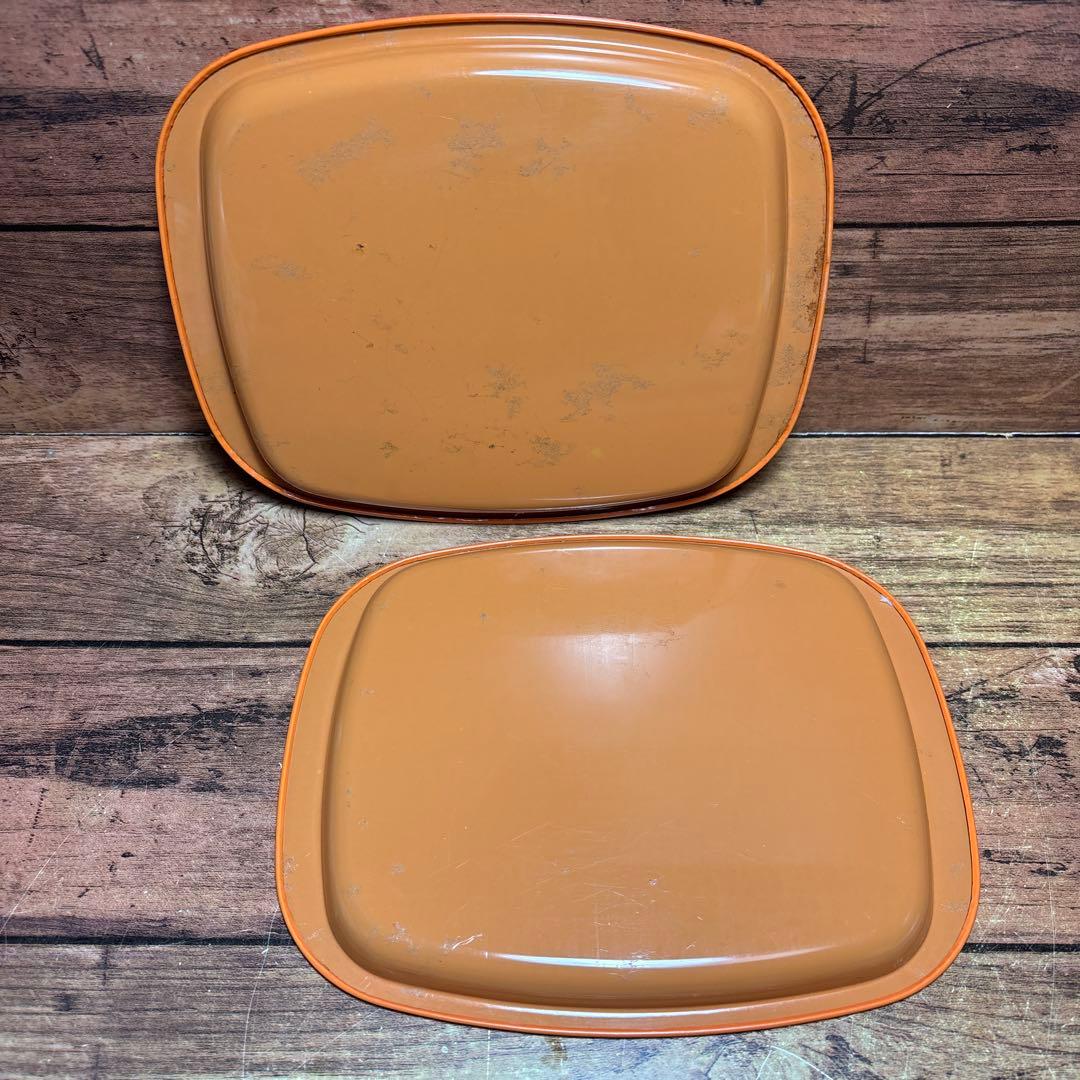 ミスタードーナツ 1974年 ノベルティ アメリカおばけ アートトレイ 2枚