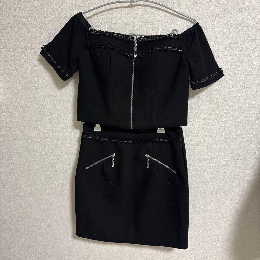 A☆　IRMA イルマ　S ブラック　オフショルダーセットアップ