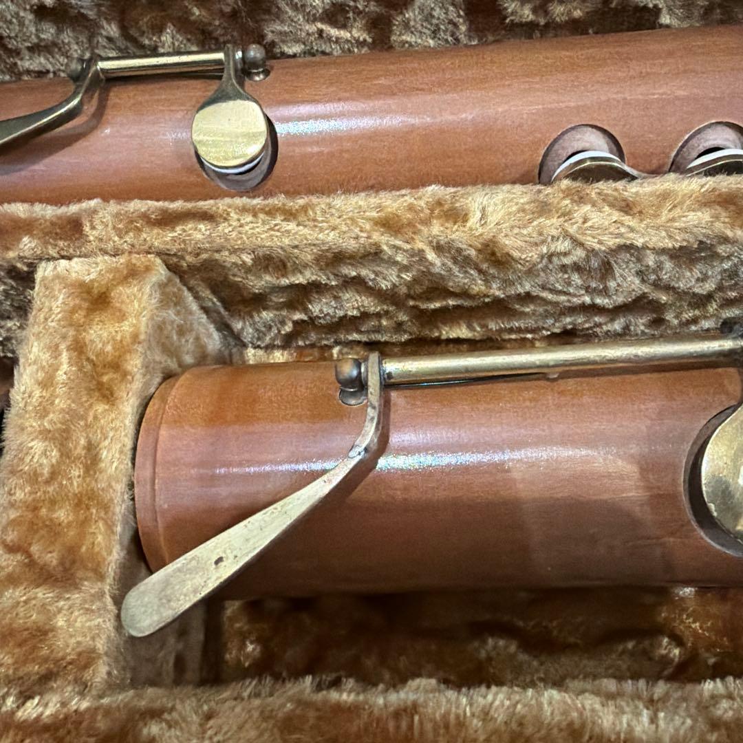 【希少】バスリコーダー 木製リコーダー ドイツ製 ROESSLER リペア済み