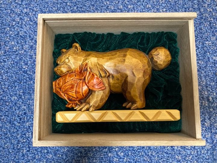 わけあり ポケモン 木彫り リングマ コイキング