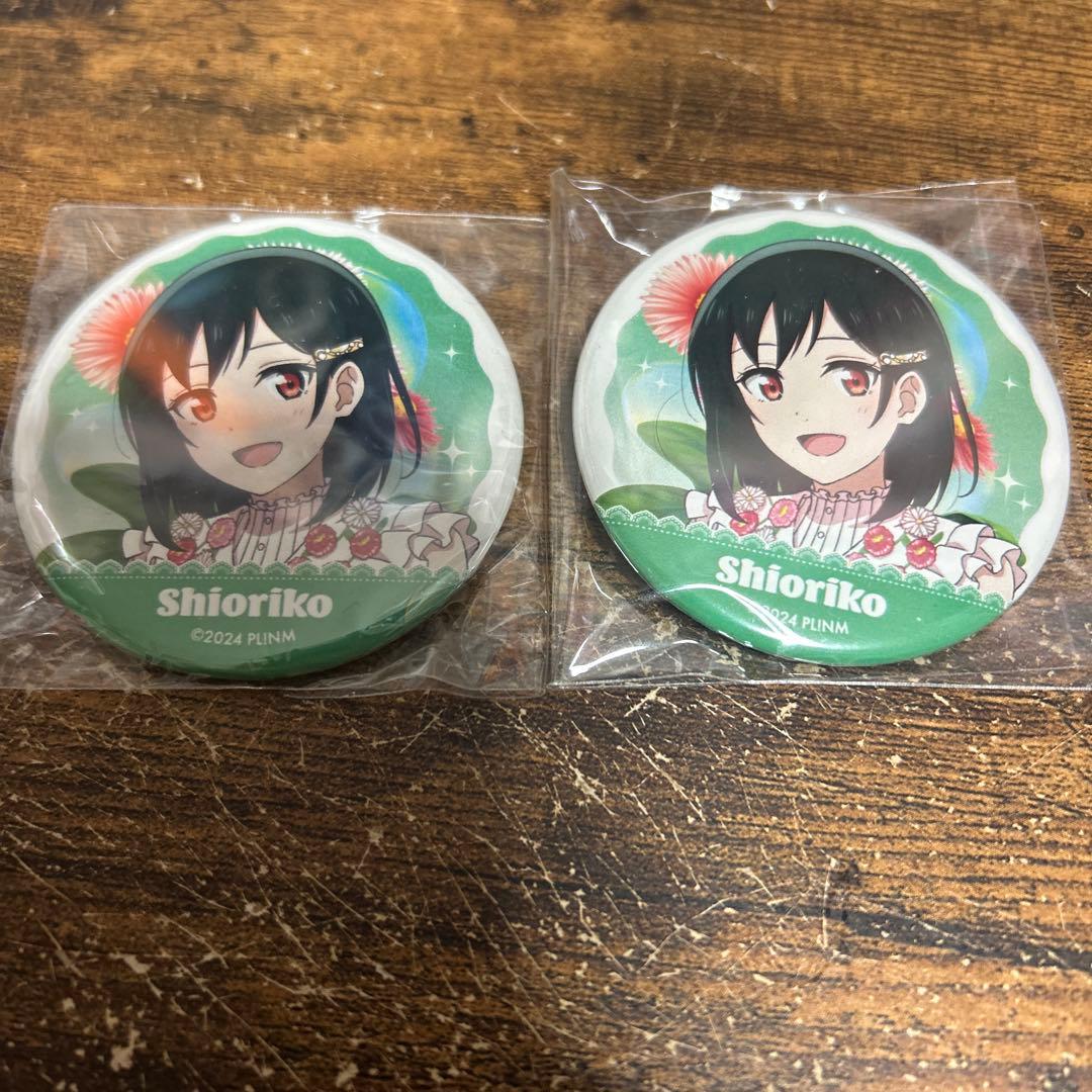 ラブライブ 虹ヶ咲学園 三船栞子 缶バッジ フラワーミュージック 2枚