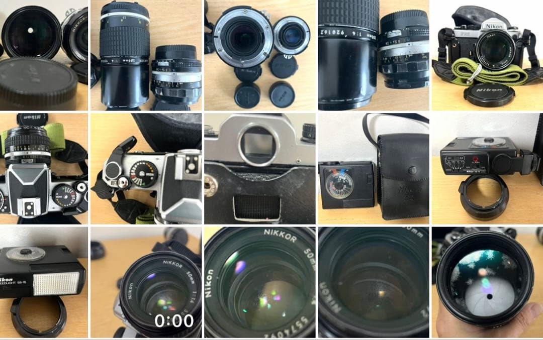 C*O様 ジャンク フィルムカメラNikonFe2 CanonQL レンズなど一