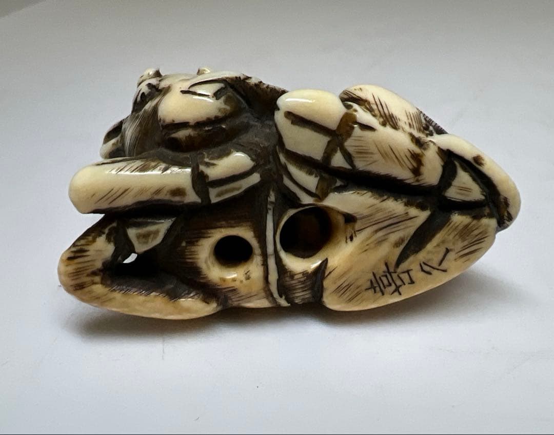 極上 喜久銘 牛根付 27g 東Y8-0114☆2F - メルカリ