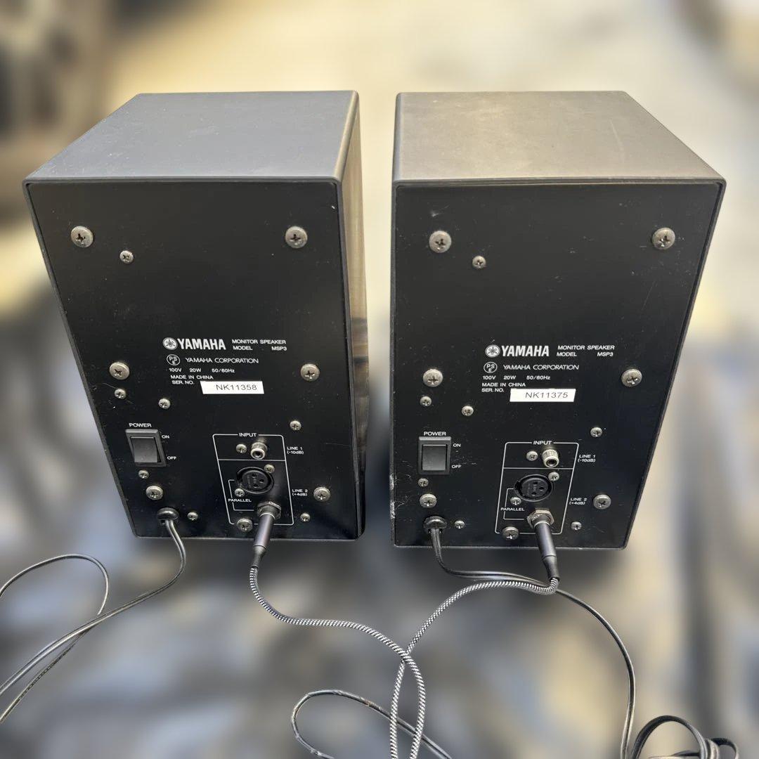 YAMAHA MSP3 モニタースピーカー　ペア　傷あり