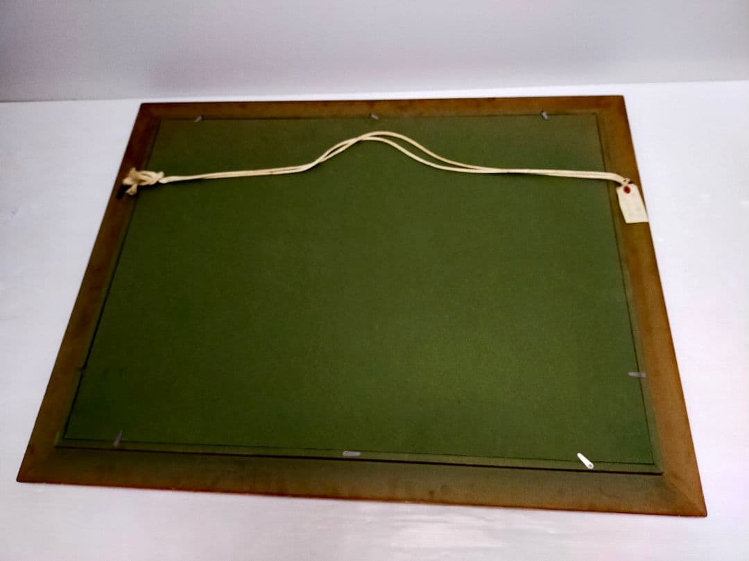 希少】若井良一「 雪の白樺林 」 大作 油彩 元三軌会員、文部大臣奨