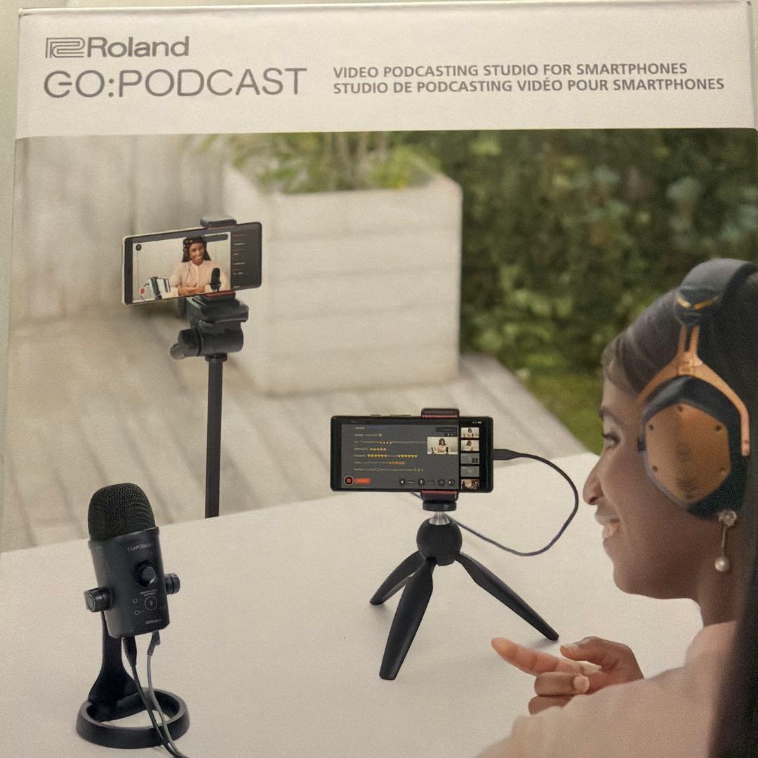 未開封新品 Roland GO-PODCAST マイク　コンデンサーマイク