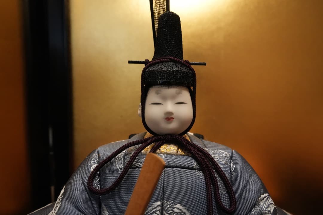 雛人形（久月・有職雛・親王飾り・一秀作・正絹・木目込み）
