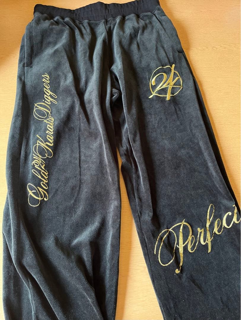 EXILE 24karats ヒョウ柄 ジャージ セットアップ ベロア - メルカリ