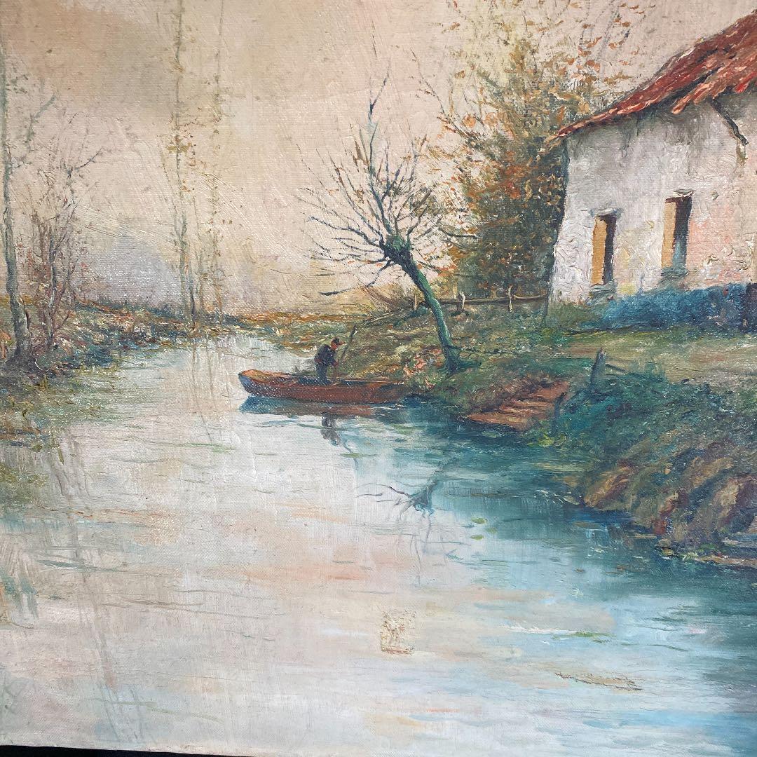 大きな油絵★風景画★送料込み