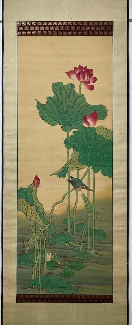 ヒコーキ雲油絵F3(273×220mm)