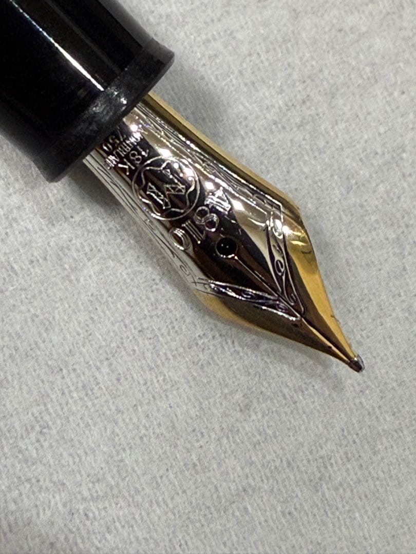 最終値下げ 超希少 モンブラン 万年筆 ソリテール ドゥエ シルバーバーリー