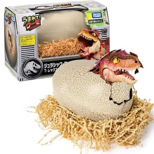 人気！ タカラトミー うまれて！ウーモ ジュラシックワールド T-レックスエッグ