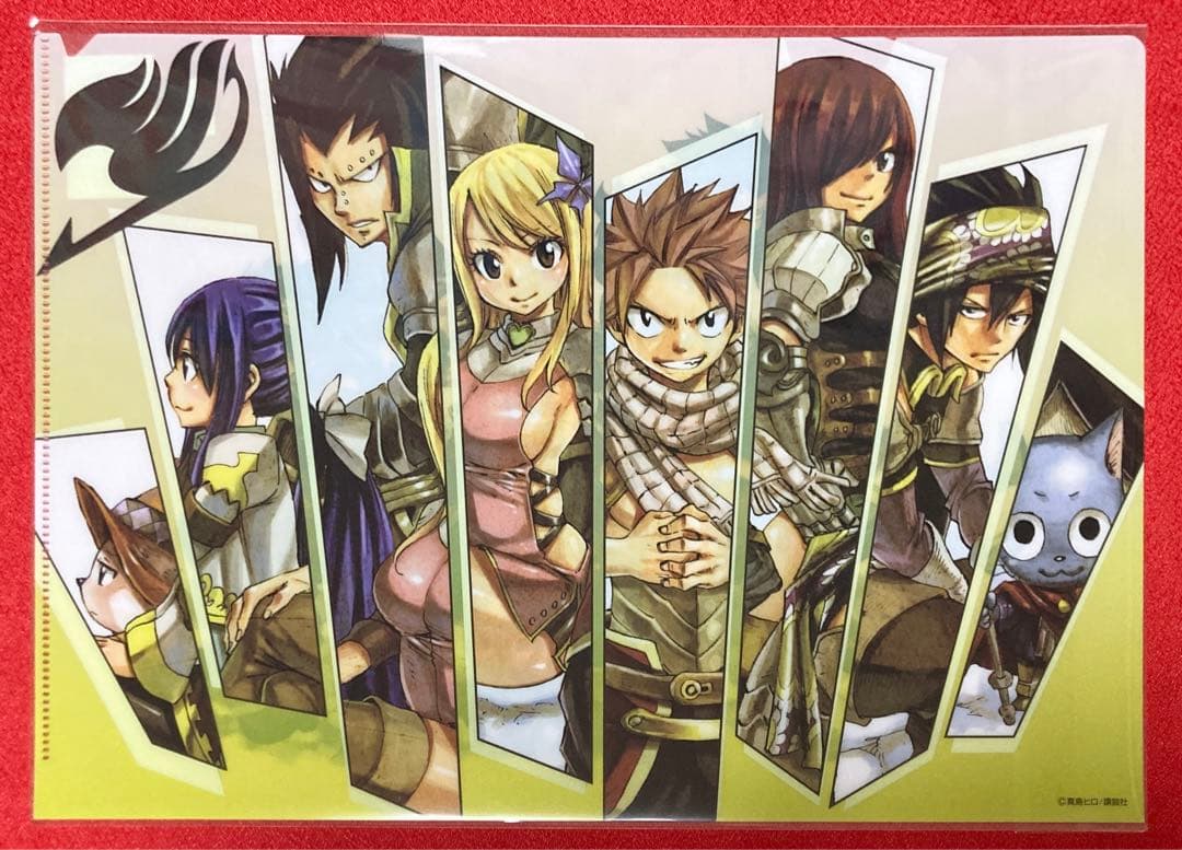 フェアリーテイル FAIRY TAIL 原画展 クリアファイル 真島ヒロ FAIRY